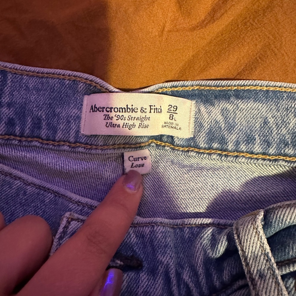 Abercrombie 90 curve love jeans